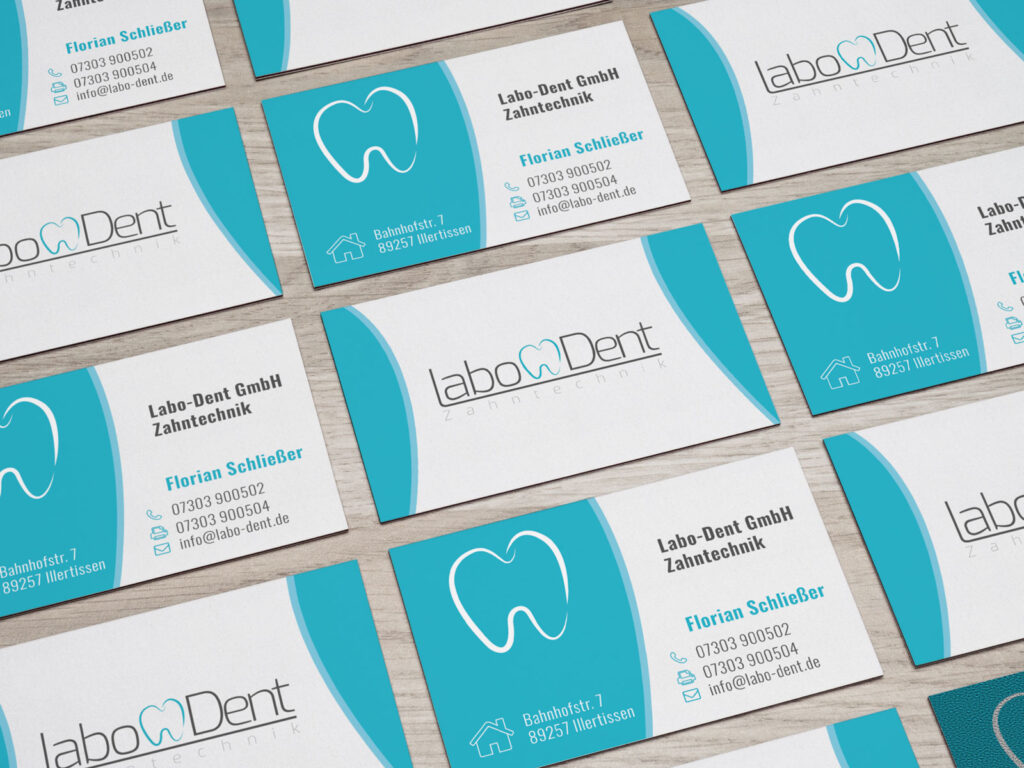 Labo-Dent - Visitenkartendesign - Printdesign