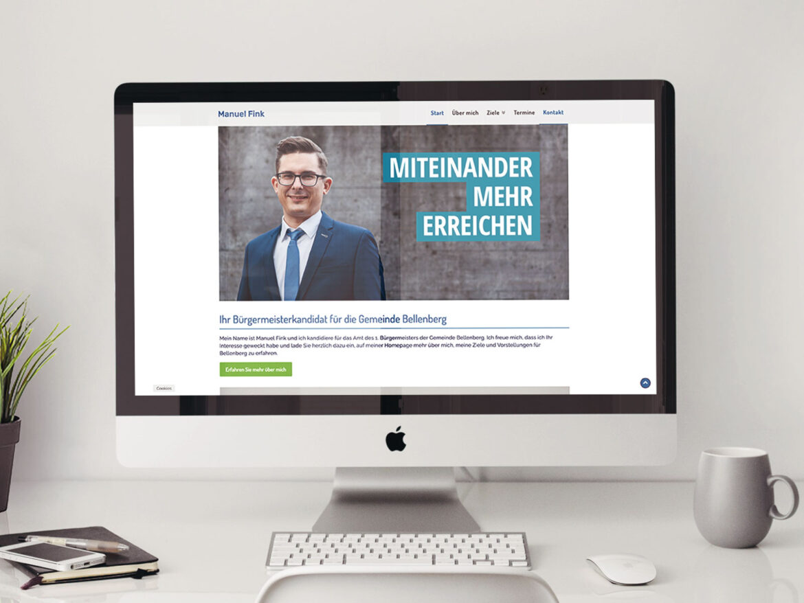 Bürgermeisterkandidat Website